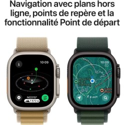 Apple Watch Ultra 2 GPS + Cellular - 49mm - Boîtier Natural Titanium