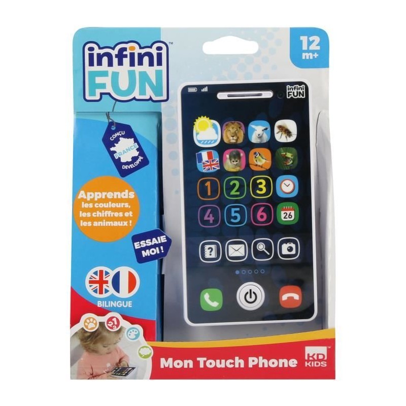 Téléphone Jouet - KD - Mon Touch Phone - Apprentissage ludique grâc