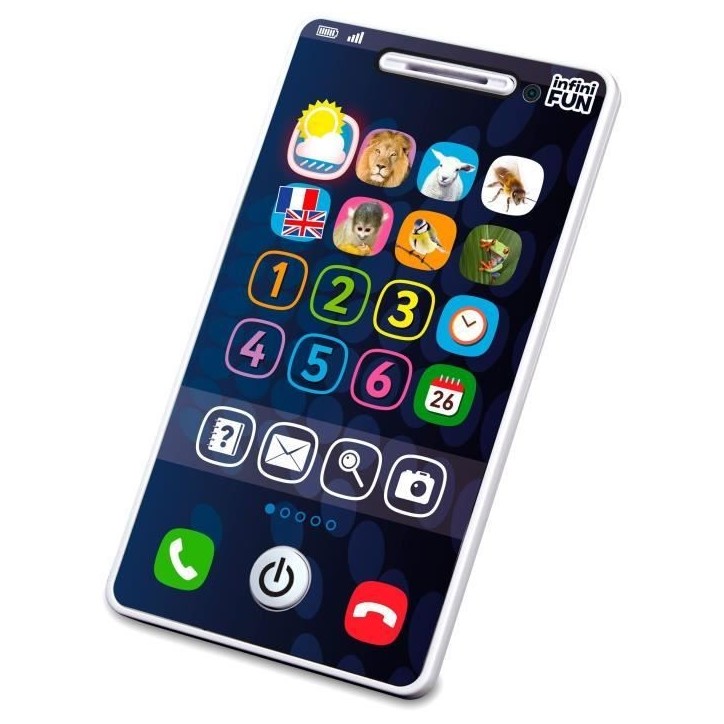 Téléphone Jouet - KD - Mon Touch Phone - Apprentissage ludique grâce aux différents modes de jeu
