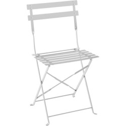 Set bistrot - Ensemble repas de jardin - Table pliante Diam.60 cm + 2