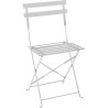 Set bistrot - Ensemble repas de jardin - Table pliante Diam.60 cm + 2