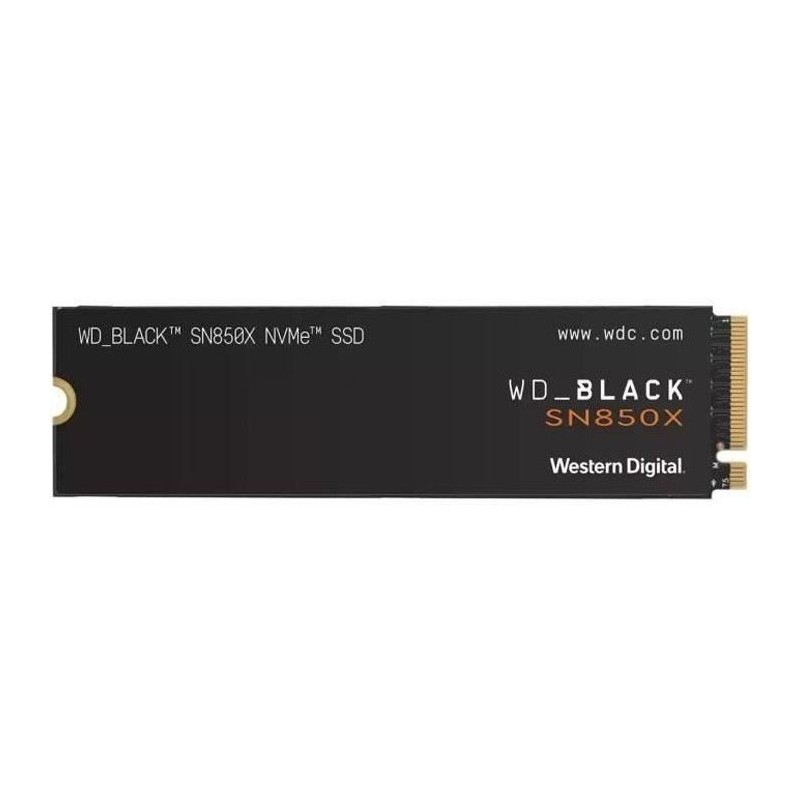 WESTERN DIGITAL Disque dur SN850X - NVME SSD - 2TB interne - Format M2 WESTERN DIGITAL Disque dur SN850X - NVME SSD - 2TB interne - Format M2