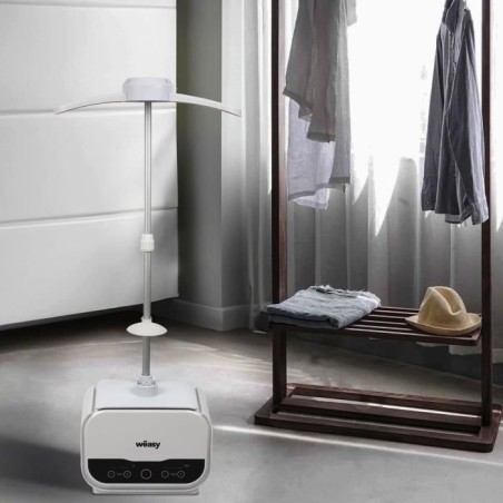 Mannequin de repassage - HKoeNIG - Magic Pressing - 1200 W - Avec housse de pantalon - Blanc