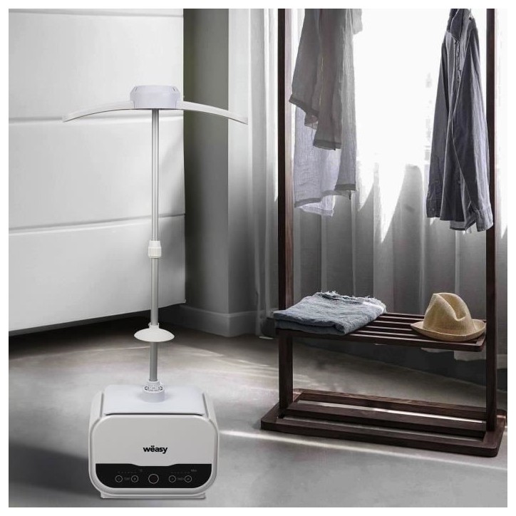 Mannequin de repassage - HKoeNIG - Magic Pressing - 1200 W - Avec housse de pantalon - Blanc Mannequin de repassage - HKoeNIG - Magic Pressing - 1200 W - Avec housse de pantalon - Blanc
