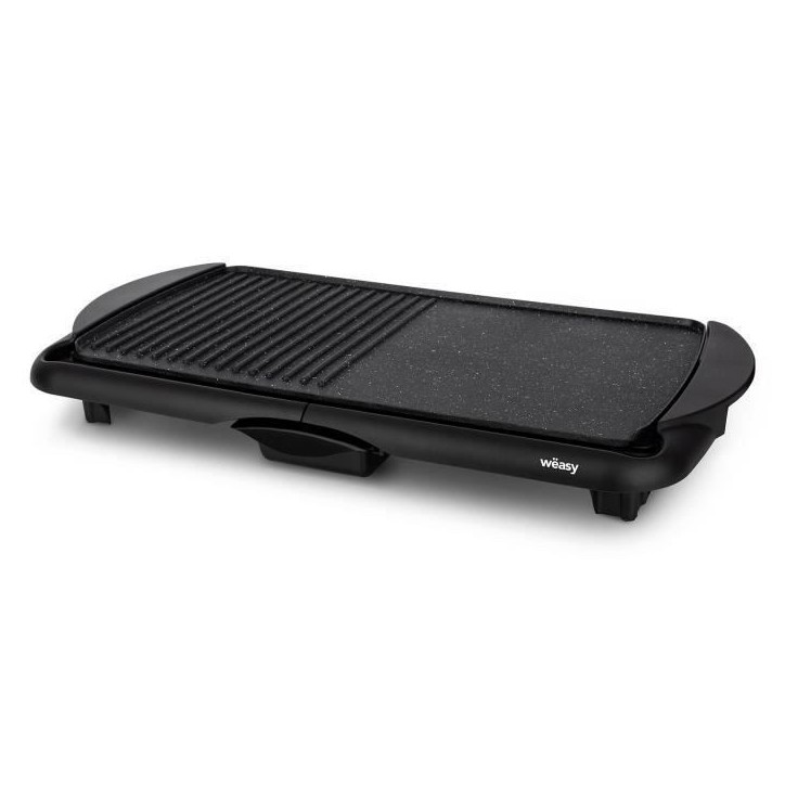 Plancha WEASY - STO52 - Surface Cuisson 52x27cm - Température réglable - Revetement anti-adhésif - 2000W