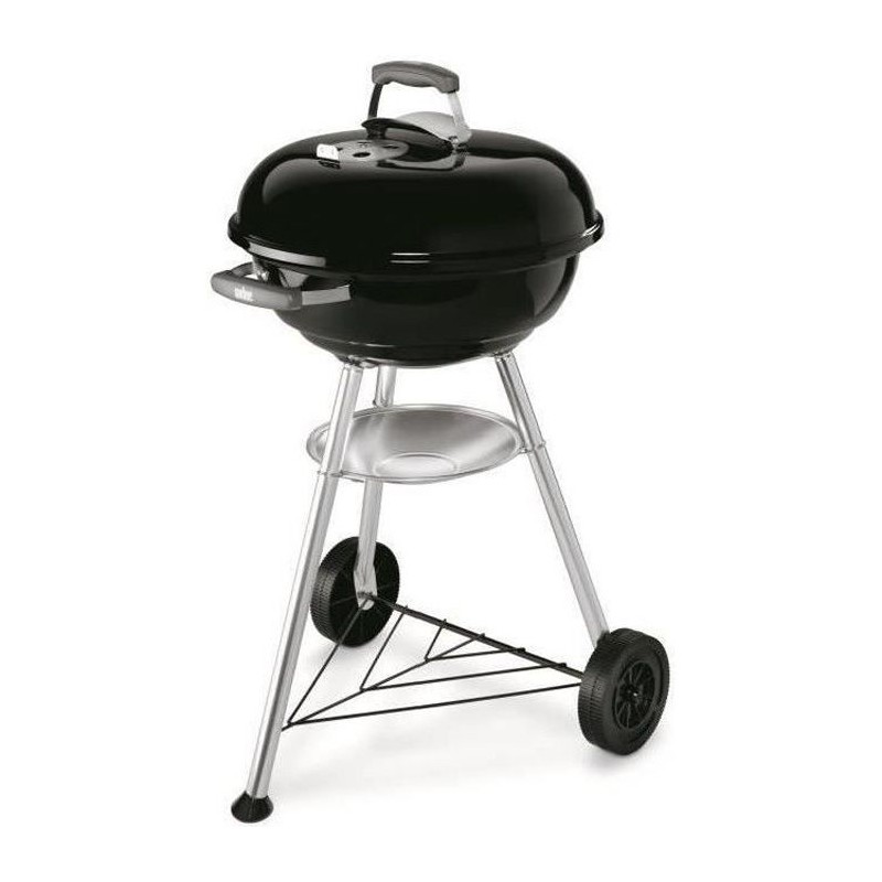 WEBER Barbecue charbon COMPACT KETTLE Ø47cm - Surface cuisson: 43,5cm WEBER Barbecue charbon COMPACT KETTLE Ø47cm - Surface cuisson: 43,5cm
