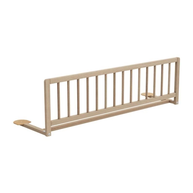 Barriere de lit - WEBABY - SIDO - 117 cm - Hetre brut Barriere de lit - WEBABY - SIDO - 117 cm - Hetre brut