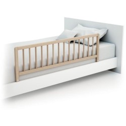 Barriere de lit - WEBABY - SIDO - 117 cm - Hetre brut