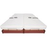 Ensemble relaxation matelas + sommiers électriques 2x90x200 - Mousse