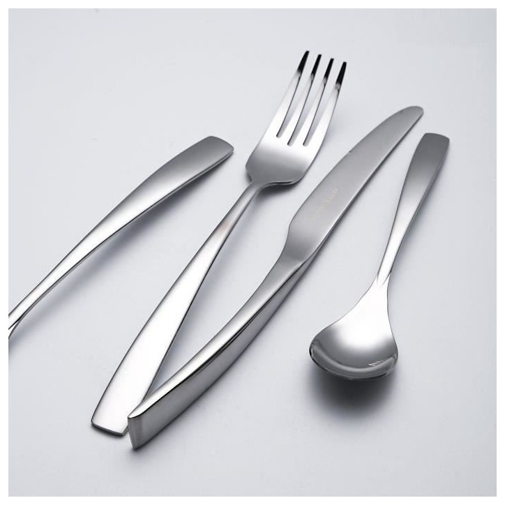 Ménageres - ARTHUR MARTIN - AM3630 - 24 pieces - Acier inoxydable - Finition satinée Ménageres - ARTHUR MARTIN - AM3630 - 24 pieces - Acier inoxydable - Finition satinée
