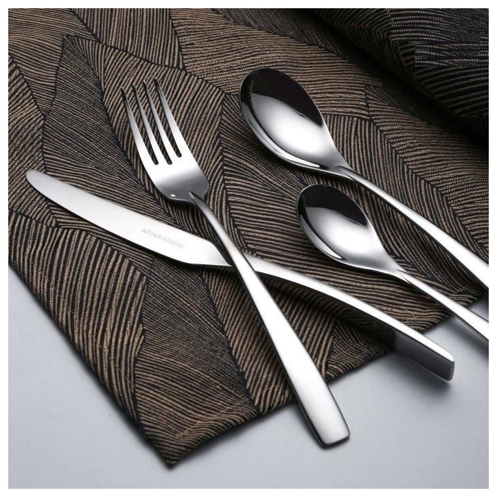 Ménageres - ARTHUR MARTIN - AM3630 - 24 pieces - Acier inoxydable - Finition satinée Ménageres - ARTHUR MARTIN - AM3630 - 24 pieces - Acier inoxydable - Finition satinée