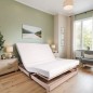 Ensemble relaxation matelas + sommier électrique 140x190cm - Mousse - Ferme - TALCA Fabrication française Ensemble relaxation matelas + sommier électrique 140x190cm - Mousse - Ferme - TALCA Fabrication française