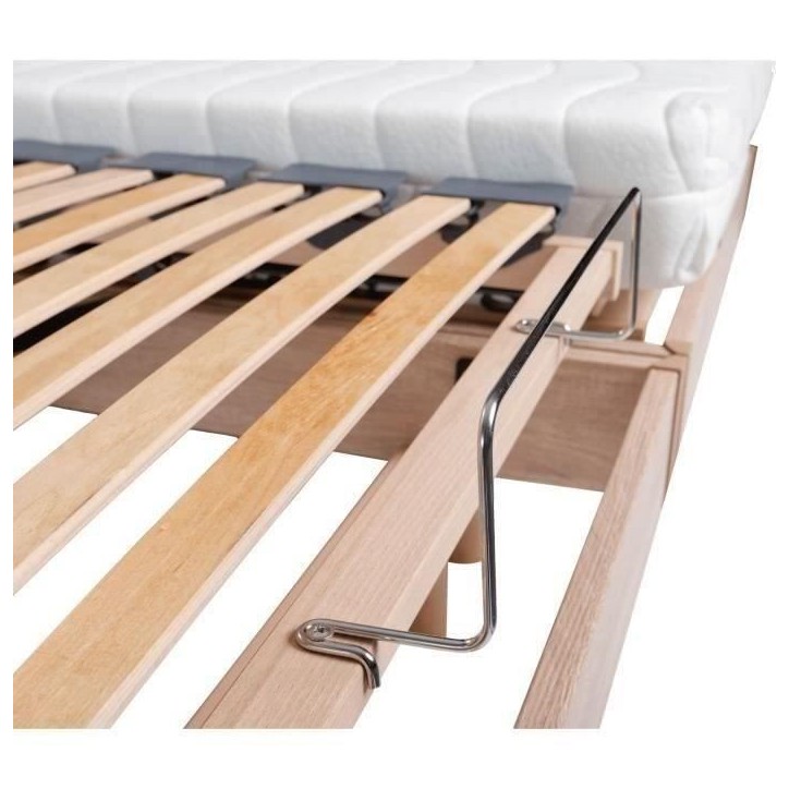 Ensemble relaxation matelas + sommier électrique 140x190cm - Mousse - Ferme - TALCA Fabrication française Ensemble relaxation matelas + sommier électrique 140x190cm - Mousse - Ferme - TALCA Fabrication française