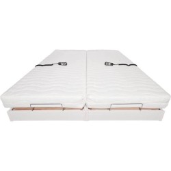 Ensemble relaxation matelas + sommiers électriques 2x70x190 - Mousse