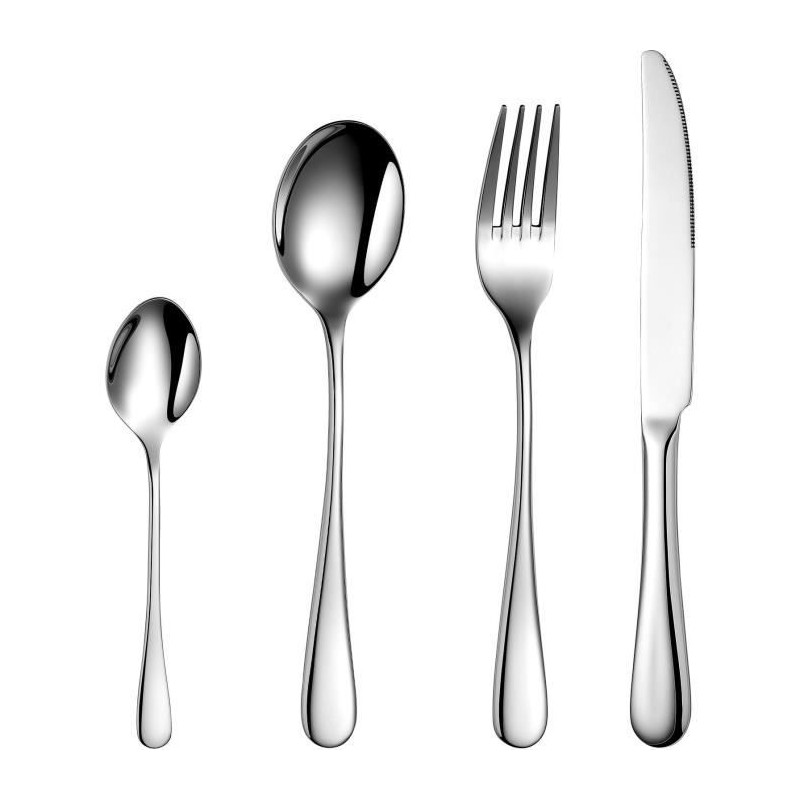 Ménageres - ARTHUR MARTIN - AM2202 - 24 pieces - Acier inoxydable - F Ménageres - ARTHUR MARTIN - AM2202 - 24 pieces - Acier inoxydable - F
