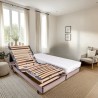 Ensemble relaxation matelas + sommiers électriques 2x90x200 - Mousse