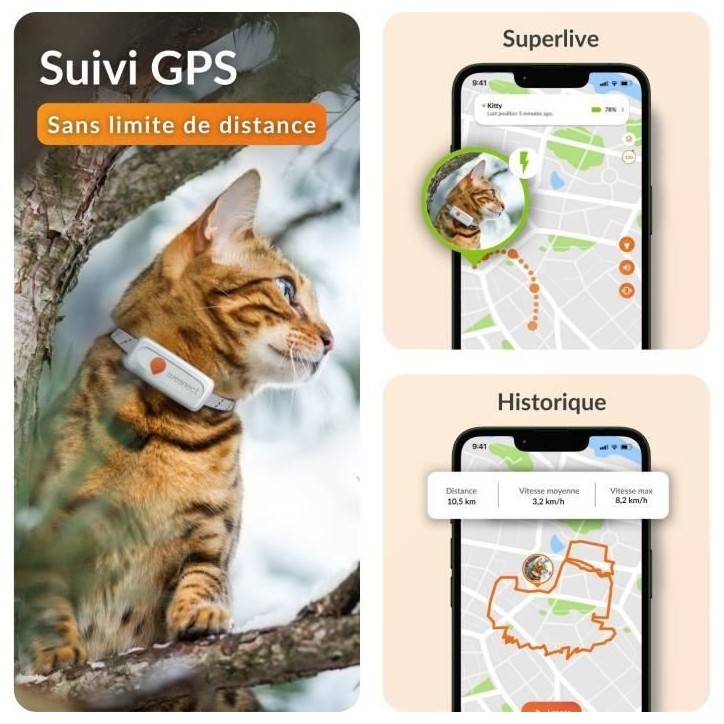 Traceur GPS pour Chat - Weenect XS (White Edition 2023) Traceur GPS pour Chat - Weenect XS (White Edition 2023)