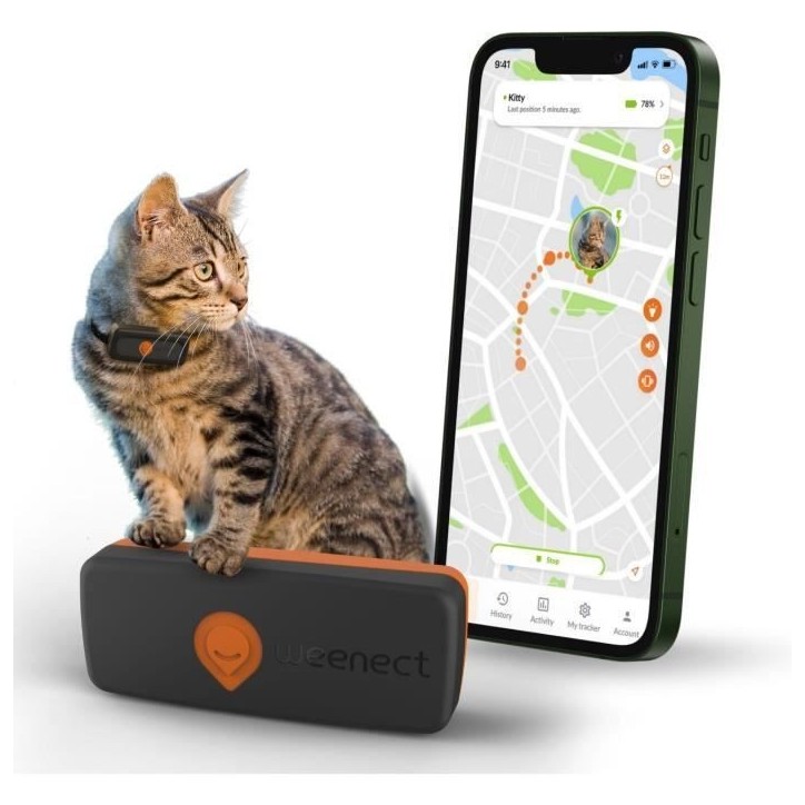 Traceur GPS pour Chat - Weenect XS (Black Edition 2023) Traceur GPS pour Chat - Weenect XS (Black Edition 2023)