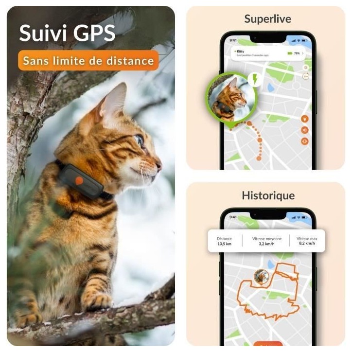 Traceur GPS pour Chat - Weenect XS (Black Edition 2023) Traceur GPS pour Chat - Weenect XS (Black Edition 2023)