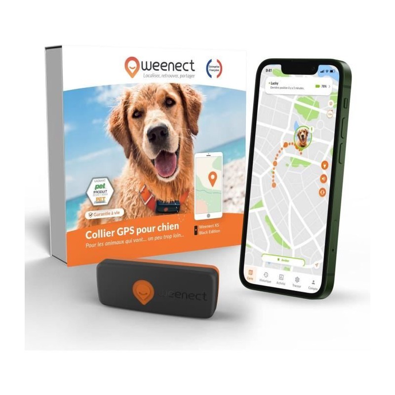 Traceur GPS pour Chien - Weenect XS (Black Edition 2023) Traceur GPS pour Chien - Weenect XS (Black Edition 2023)