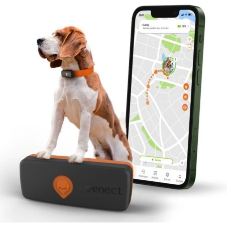 Traceur GPS pour Chien - Weenect XS (Black Edition 2023)