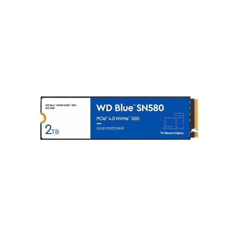 WESTERN DIGITAL - SN580 - Disque SSD interne - NVME - 2To WESTERN DIGITAL - SN580 - Disque SSD interne - NVME - 2To