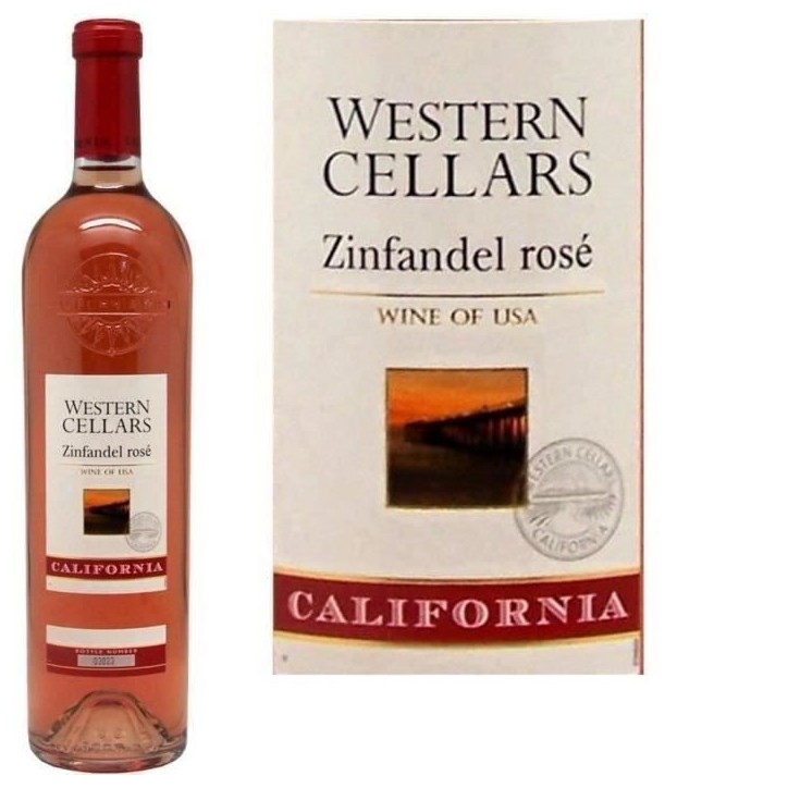Western Cellars Zinfandel California - Vin Rosé des Etats-Unis 2024