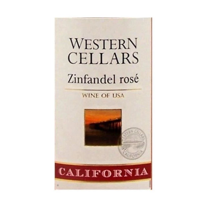 Western Cellars Zinfandel California - Vin Rosé des Etats-Unis 2024