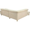 Canapé d'angle convertible - 4 places - WESTON - Velours côtelé bei
