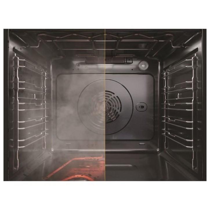 Four encastrable - Multifonction Pyrolyse hydrolyse - Chaleur pulsée - WHIRLPOOL - AKZ9S8270NB - Noir - Porte froide - 73 L - A Four encastrable - Multifonction Pyrolyse hydrolyse - Chaleur pulsée - WHIRLPOOL - AKZ9S8270NB - Noir - Porte froide - 73 L - A