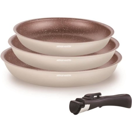 Batterie de cuisine - Tous feux dont induction - ARTHUR MARTIN - AM475