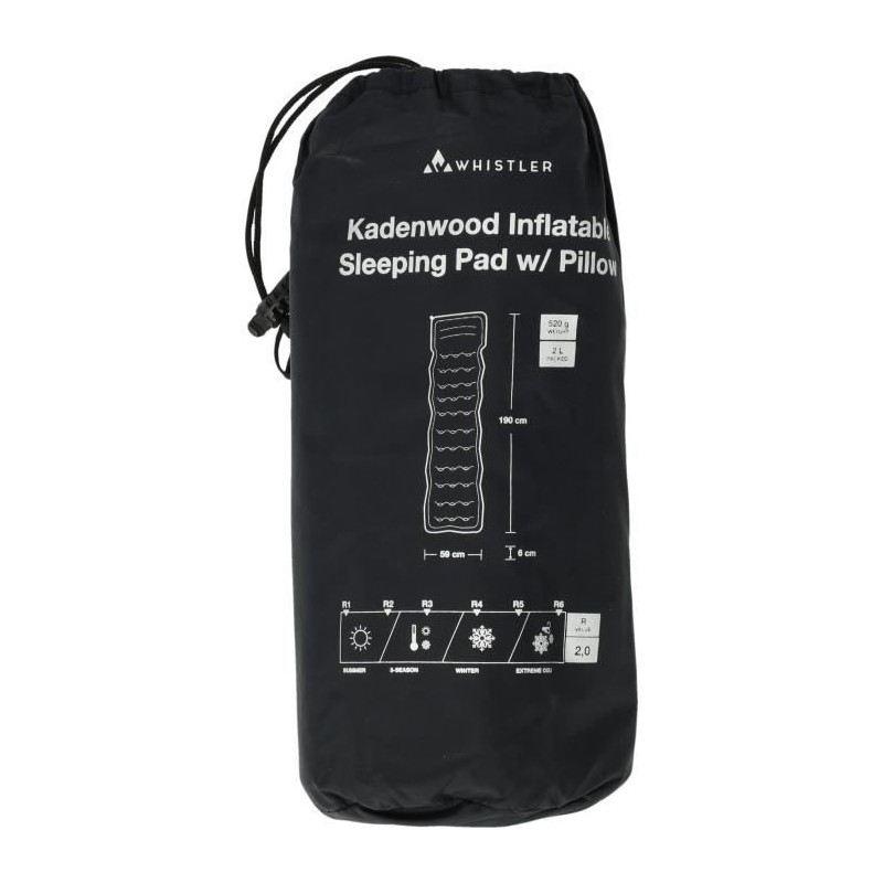Matelas gonflable - WHISTLER - Kadenwood - Nylon robuste - Oreiller in Matelas gonflable - WHISTLER - Kadenwood - Nylon robuste - Oreiller in
