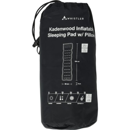 Matelas gonflable - WHISTLER - Kadenwood - Nylon robuste - Oreiller in