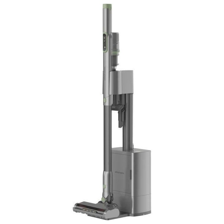 Aspirateur Balai avec base de vidange - ARTHUR MARTIN - AMAB148 – 200 W – 40 min d'autonomie – 80 AW - Gris