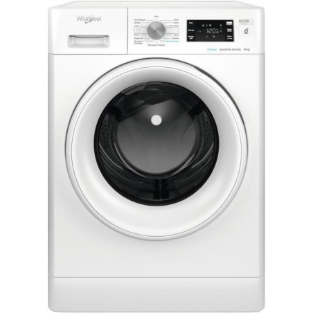 Lave-linge hublot WHIRLPOOL FFBS8469WVFR FreshCare - 8 kg - Induction