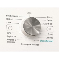 Lave-linge hublot WHIRLPOOL FFBS8469WVFR FreshCare - 8 kg - Induction