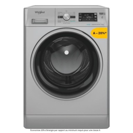 Lave-linge hublot WHIRLPOOL FFBP10489SBSVFR - 10 kg - Induction - L60c