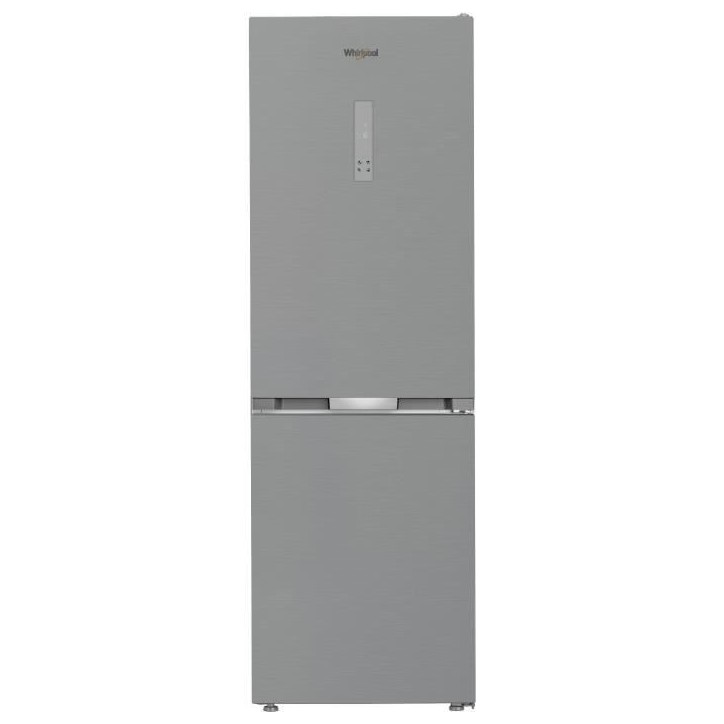Réfrigérateur combiné - WHIRLPOOL - WHK26363XP6E - 2 portes - 316 L - Classe C - 59,5 x 66,3 x 203,5 cm - Inox