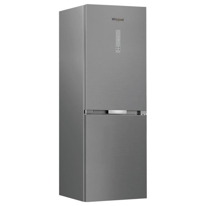 Réfrigérateur combiné - WHIRLPOOL - WHK26363XP6E - 2 portes - 316 L - Classe C - 59,5 x 66,3 x 203,5 cm - Inox