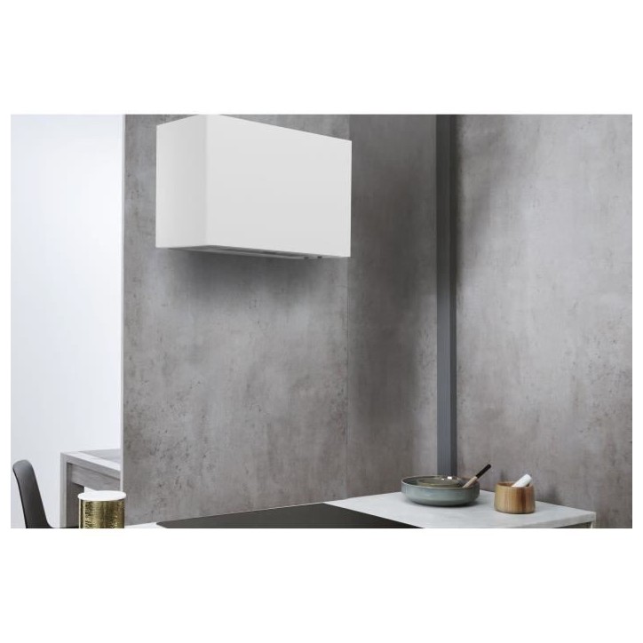 Hotte intégrable extracteur - WHIRLPOOL - WCT64FLSX - 59,5 x 56,4 x 13,2 cm - Inox