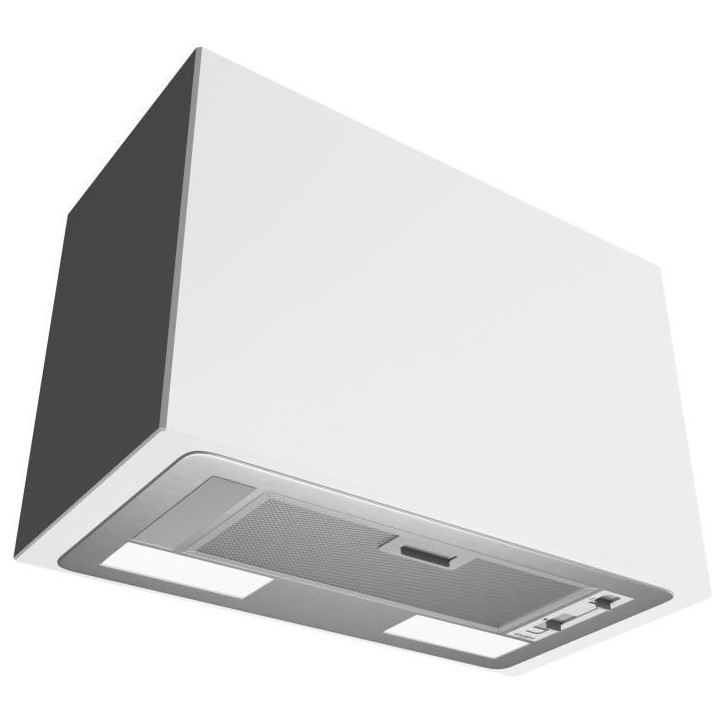 Hotte intégrable extracteur - WHIRLPOOL - WCT64FLSX - 59,5 x 56,4 x 13,2 cm - Inox