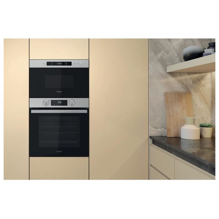Four micro-ondes encastrable - HOTPOINT - MBNA900X - Inox - 22 L