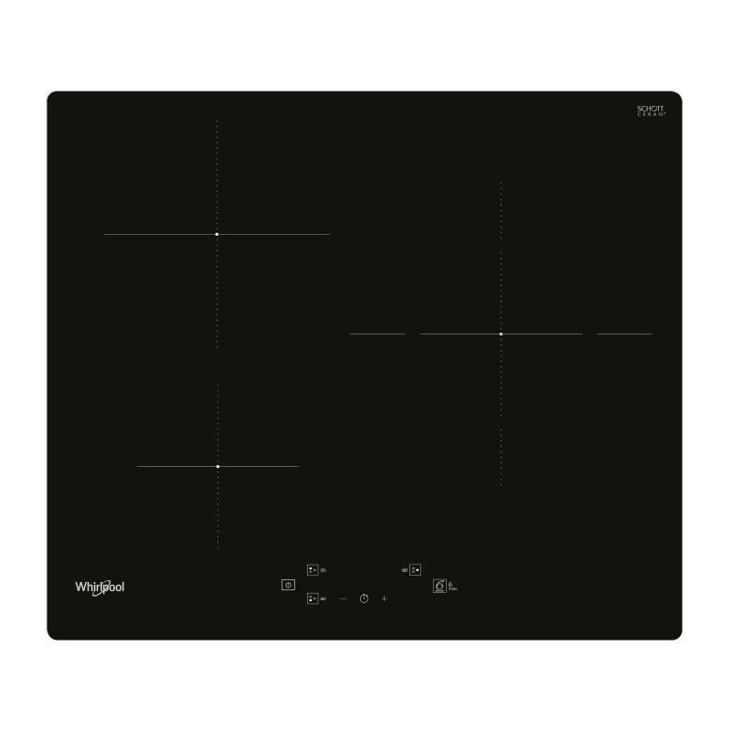 Table de cuisson a induction - WHIRLPOOL - WSQ1160NE - 3 feux - 60 cm Table de cuisson a induction - WHIRLPOOL - WSQ1160NE - 3 feux - 60 cm