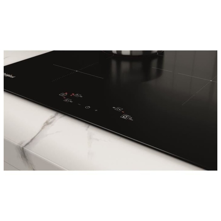 Table de cuisson a induction - WHIRLPOOL - WSQ1160NE - 3 feux - 60 cm - Noir Table de cuisson a induction - WHIRLPOOL - WSQ1160NE - 3 feux - 60 cm - Noir