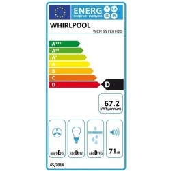 Hotte encastrable visiere Hood2GO - WHIRLPOOL - WCN65FLXH2G - Inox - C