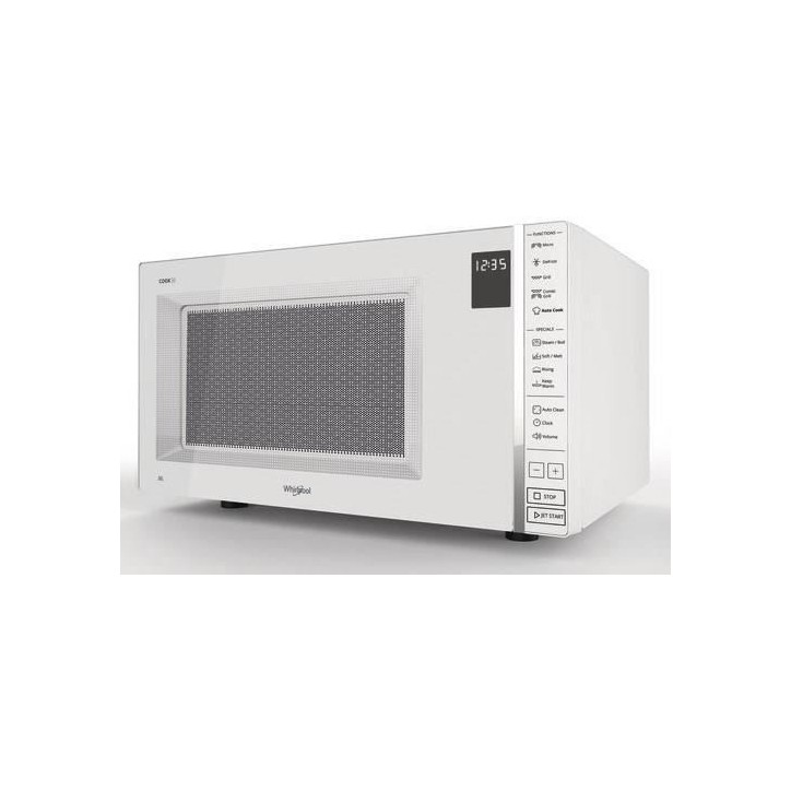 WHIRLPOOL MWP304W Micro-Ondes Posable Gril & vapeur - COOK30 - Blanc - 30L