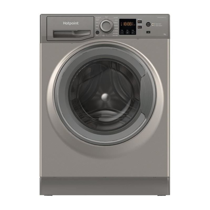 Lave-linge hubot HOTPOINT NSWM946GGFR - 9 kg - Induction - L60cm - 140 Lave-linge hubot HOTPOINT NSWM946GGFR - 9 kg - Induction - L60cm - 140