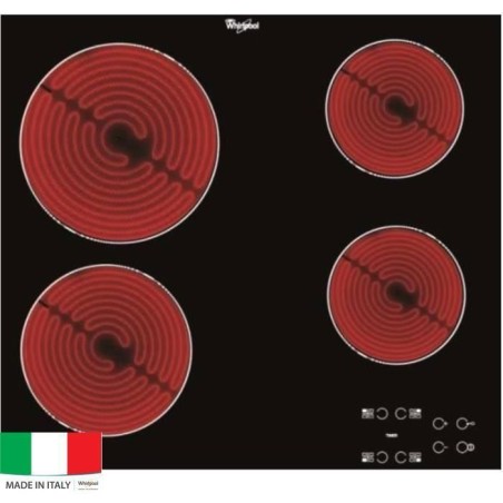 Plaque de cuisson Vitrocéramique WHIRLPOOL AKT8090NE - 4 zones - 6200