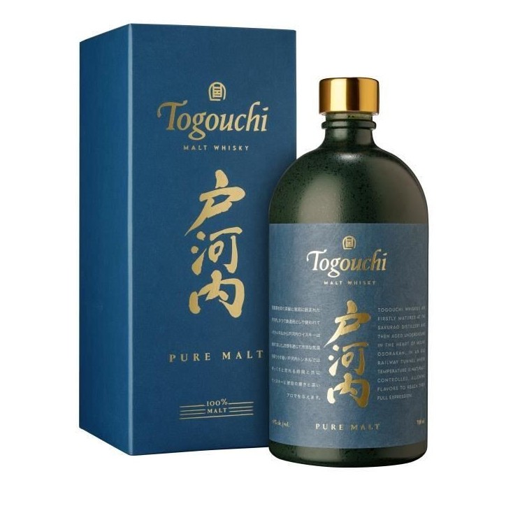 Togouchi - Pure Malt - Whisky - 40,0% Vol. - 70 cl - Etui
