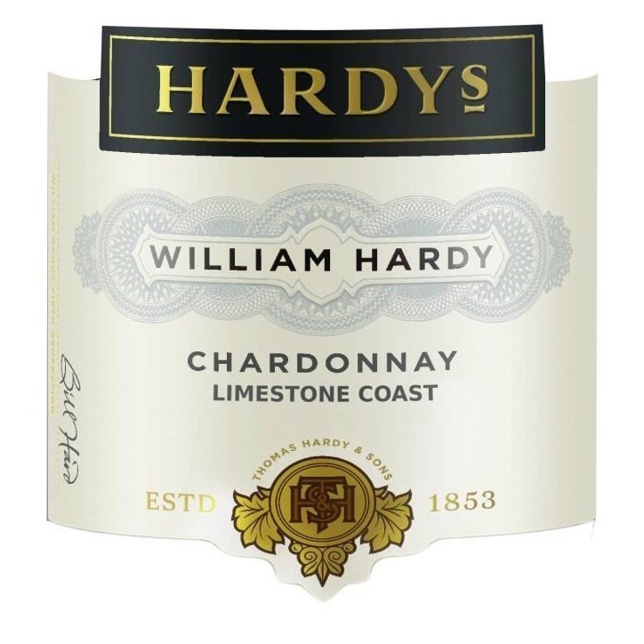 William Hardy 2020 Chardonnay - Vin blanc d'Australie